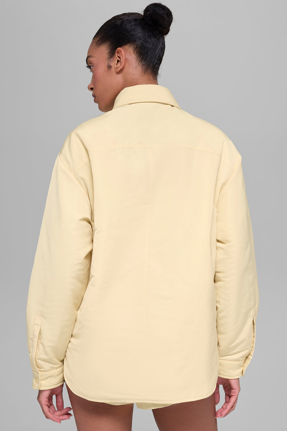 Alo Yoga Socialite Shacket - Candlelight Yellow