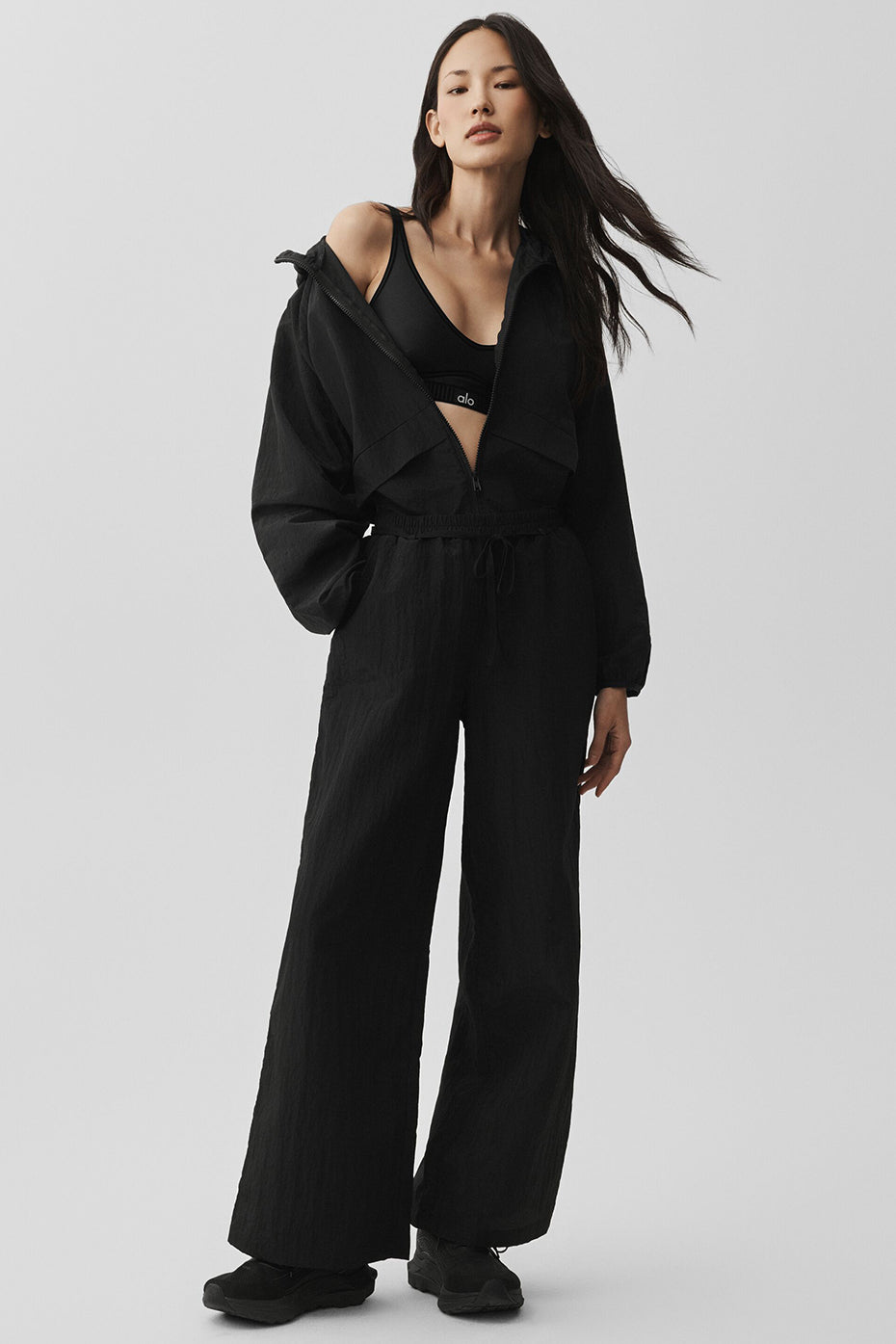 Alo Yoga Ripstop Electric Jacket - Black