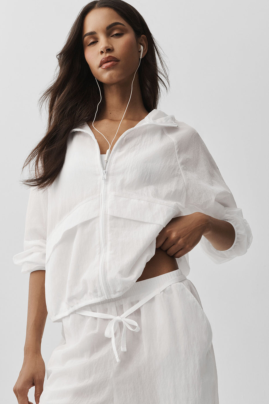 Alo Yoga Ripstop Electric Jacket - White