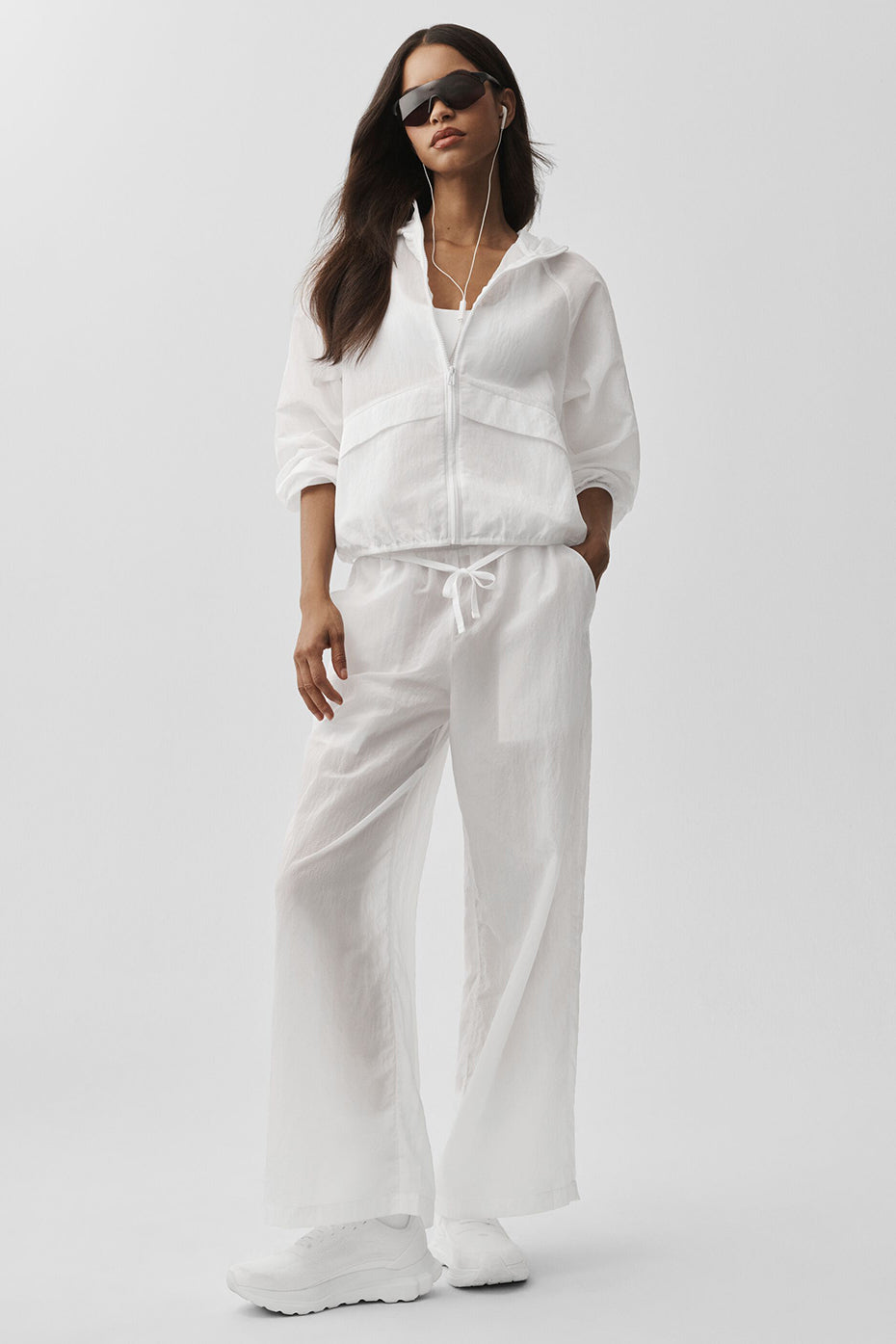 Alo Yoga Ripstop Electric Jacket - White