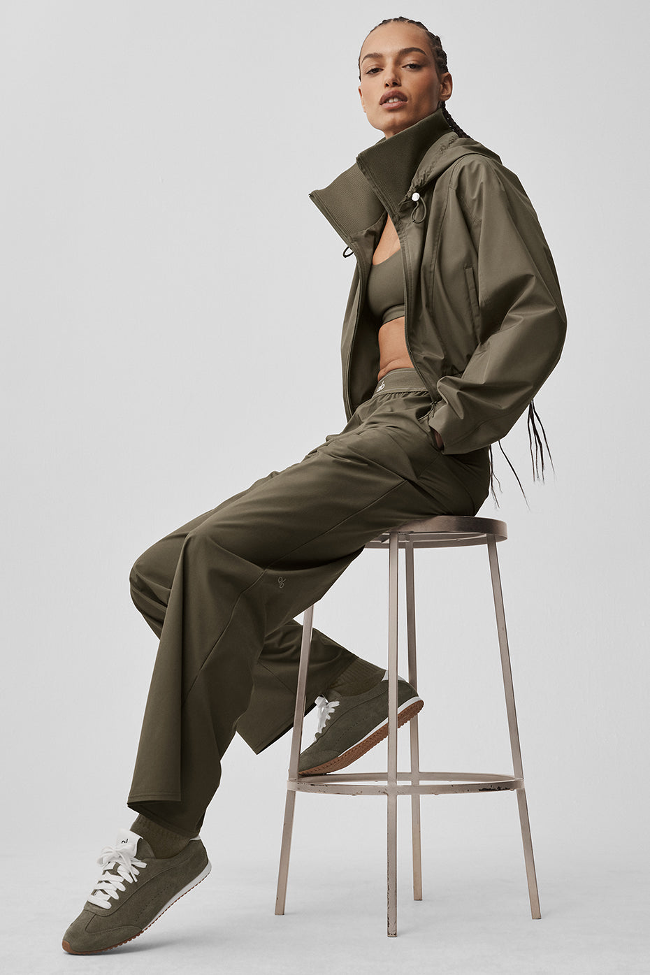 Alo Yoga First Draft Jacket - Olive Tree