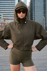 Alo Yoga First Draft Jacket - Olive Tree