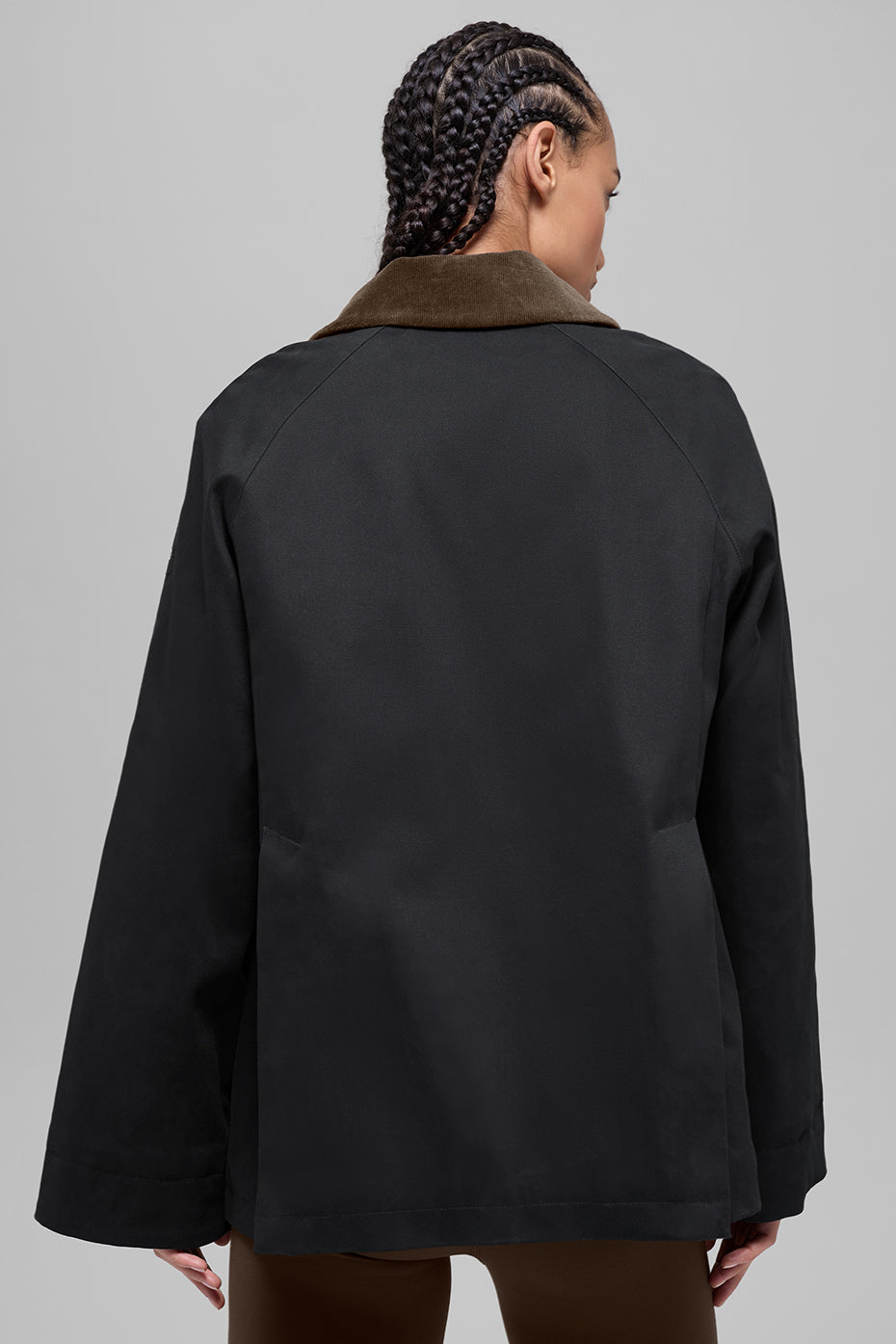 Alo Yoga Twill Barn Jacket - Black/Espresso