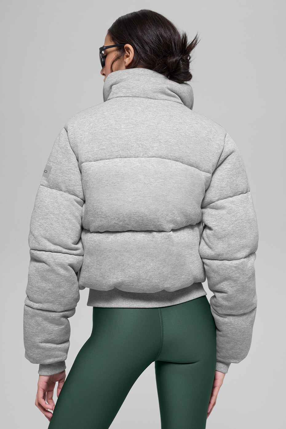 Alo Yoga Sweatshirt Puffer - Athletic Heather Grey