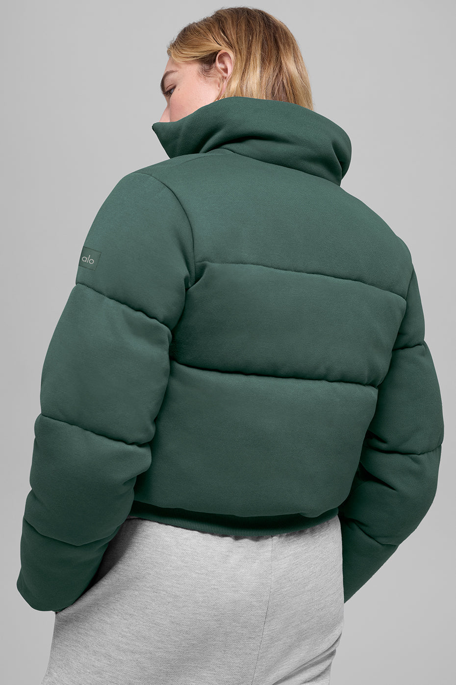 Alo Yoga Sweatshirt Puffer - Clover Green