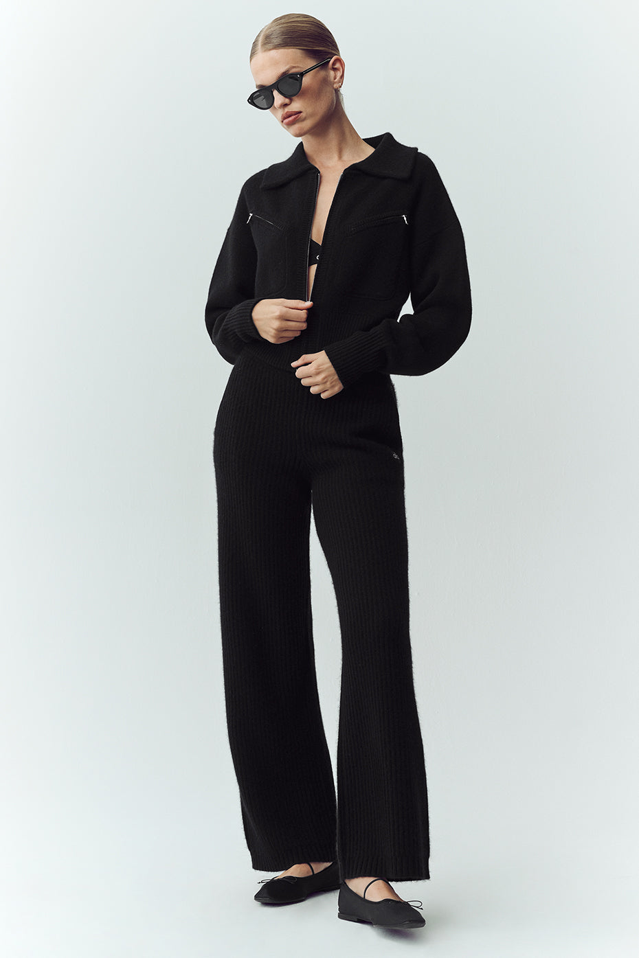 Alo Yoga Cashmere Radiate Jacket - Black