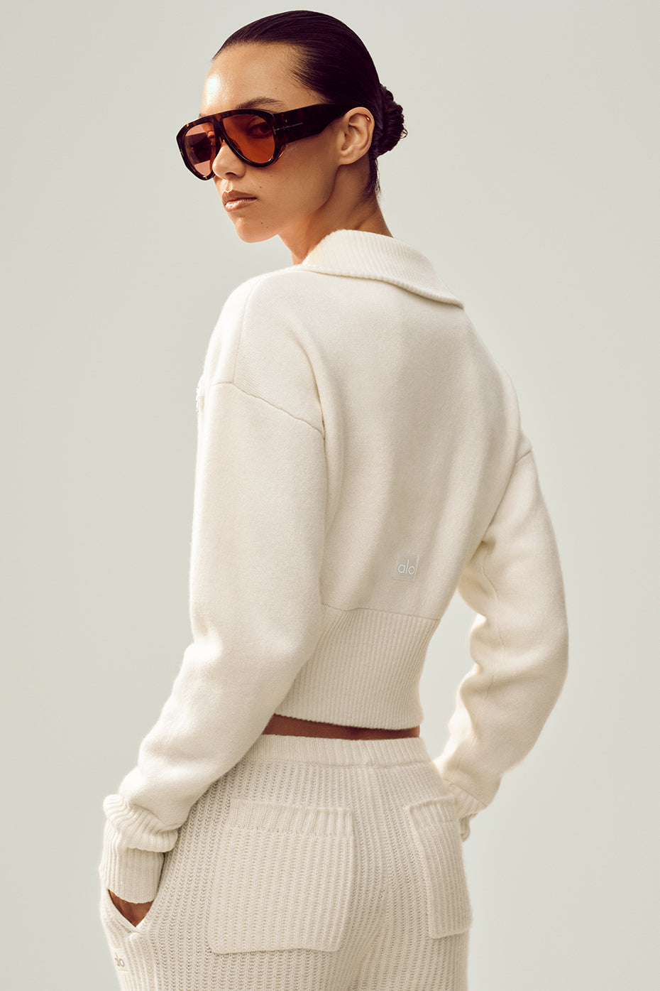 Alo Yoga Cashmere Radiate Jacket - Ivory