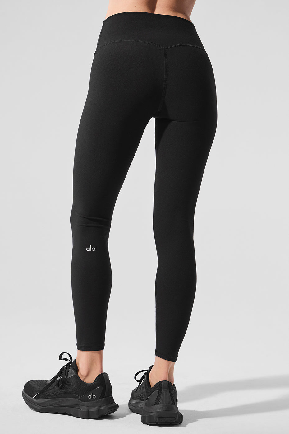 Alo Yoga Alosoft High-Waist 7/8 Highlight Legging - Black