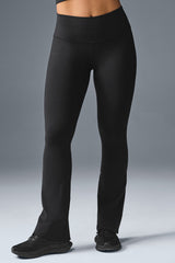 Alo Yoga Airbrush High-Waist Bootcut Legging (Regular) - Black