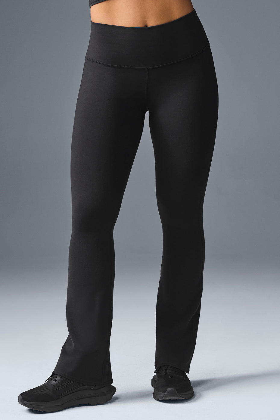 Alo Yoga Airbrush High-Waist Bootcut Legging (Regular) - Black