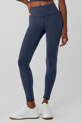 Alo Yoga Airbrush Winter Warm High-Waist Nocturne Legging - Navy
