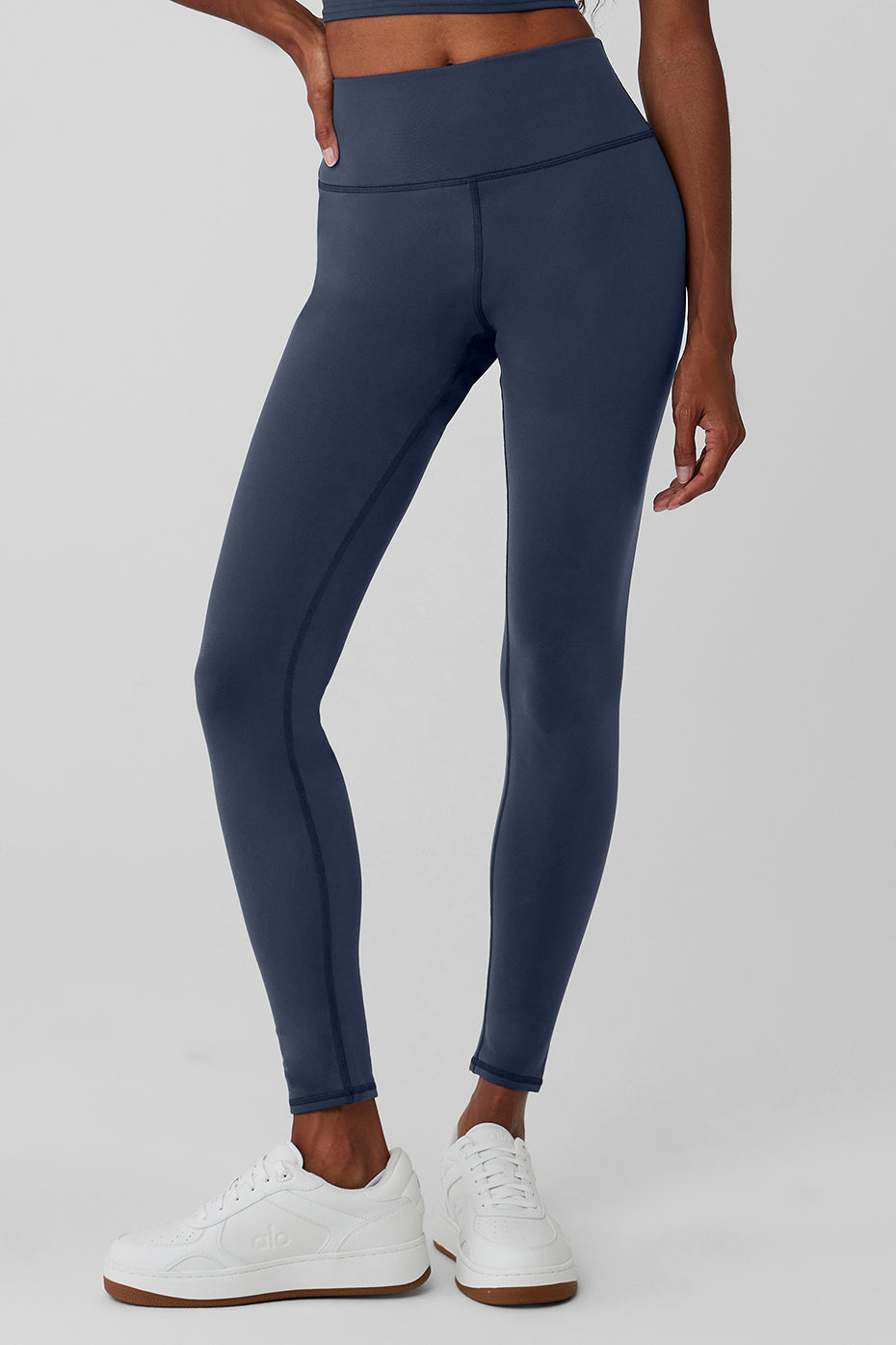 Alo Yoga Airbrush Winter Warm High-Waist Nocturne Legging - Navy