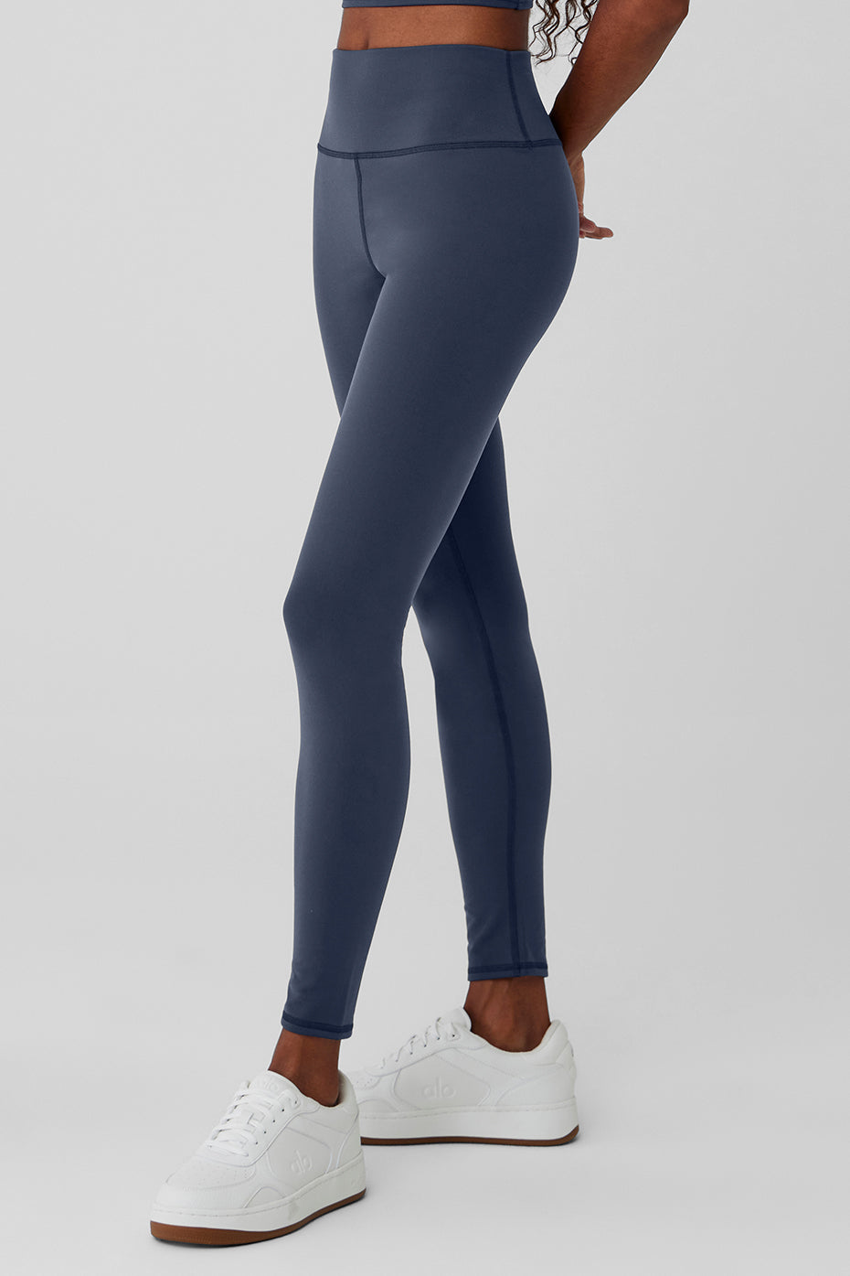 Alo Yoga Airbrush Winter Warm High-Waist Nocturne Legging - Navy