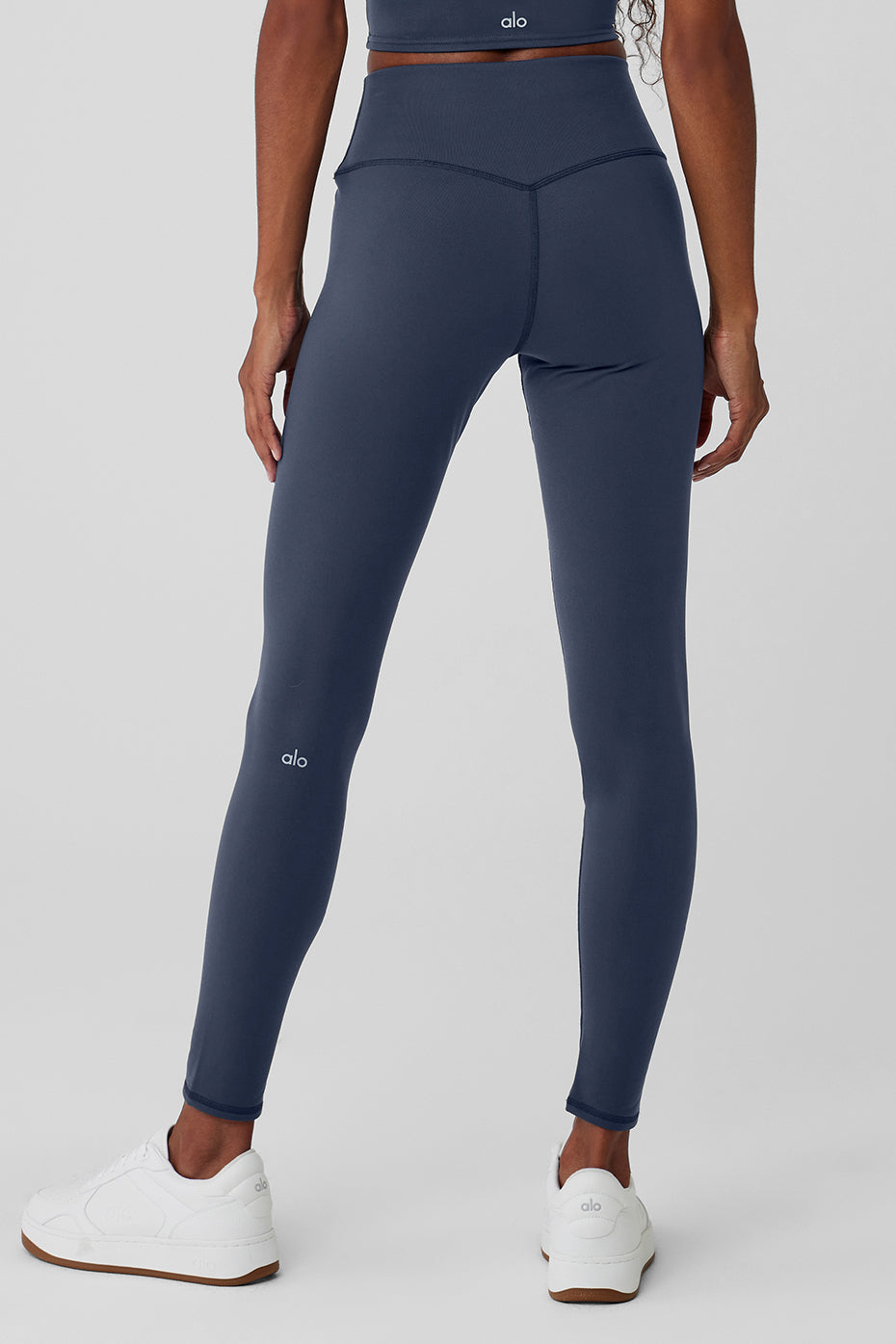 Alo Yoga Airbrush Winter Warm High-Waist Nocturne Legging - Navy