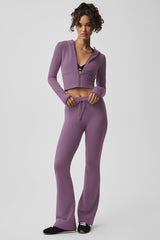 Alo Yoga Sway Bootcut Sweatpant - Plum Kiss