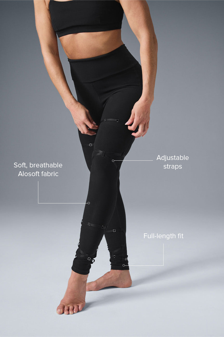 Alo Yoga Alosoft High-Waist Spotlight Legging - Black