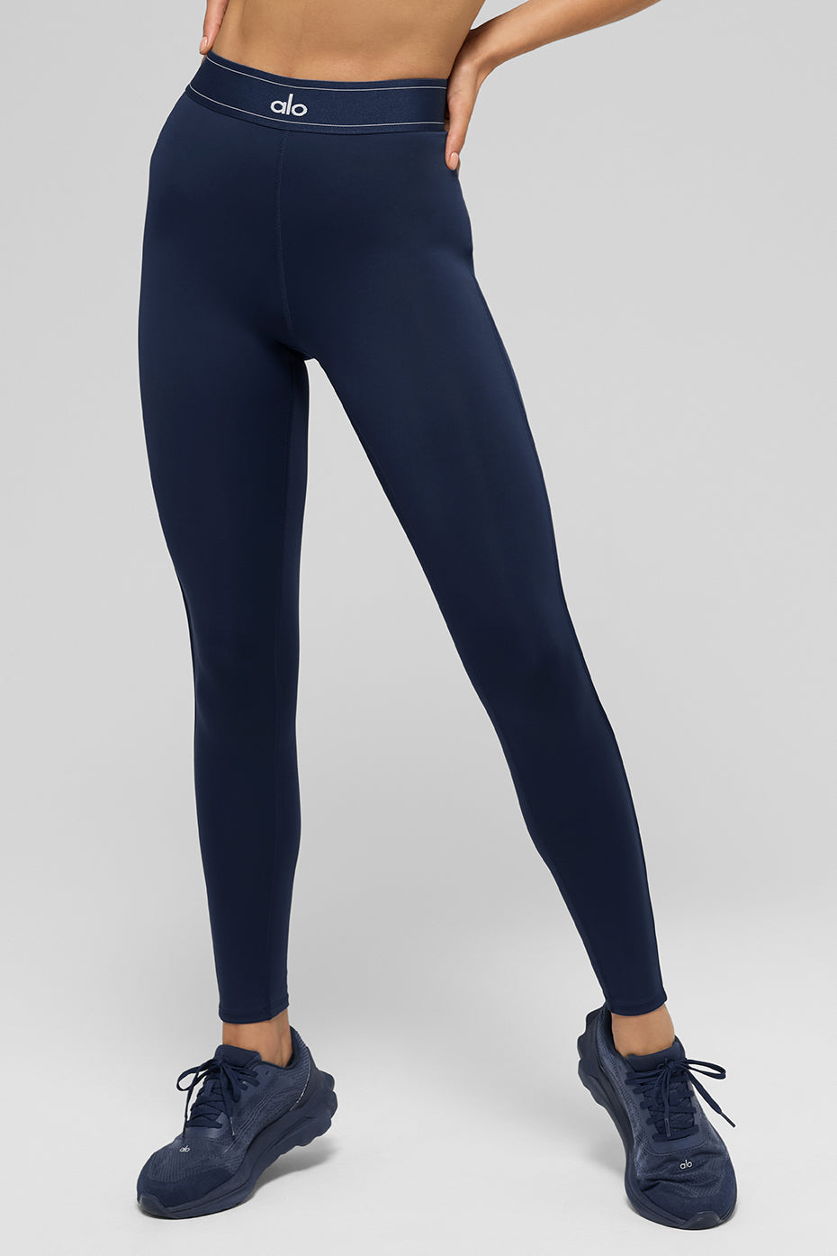 Alo Yoga Airlift High-Waist Suit Up Legging - Navy/Navy