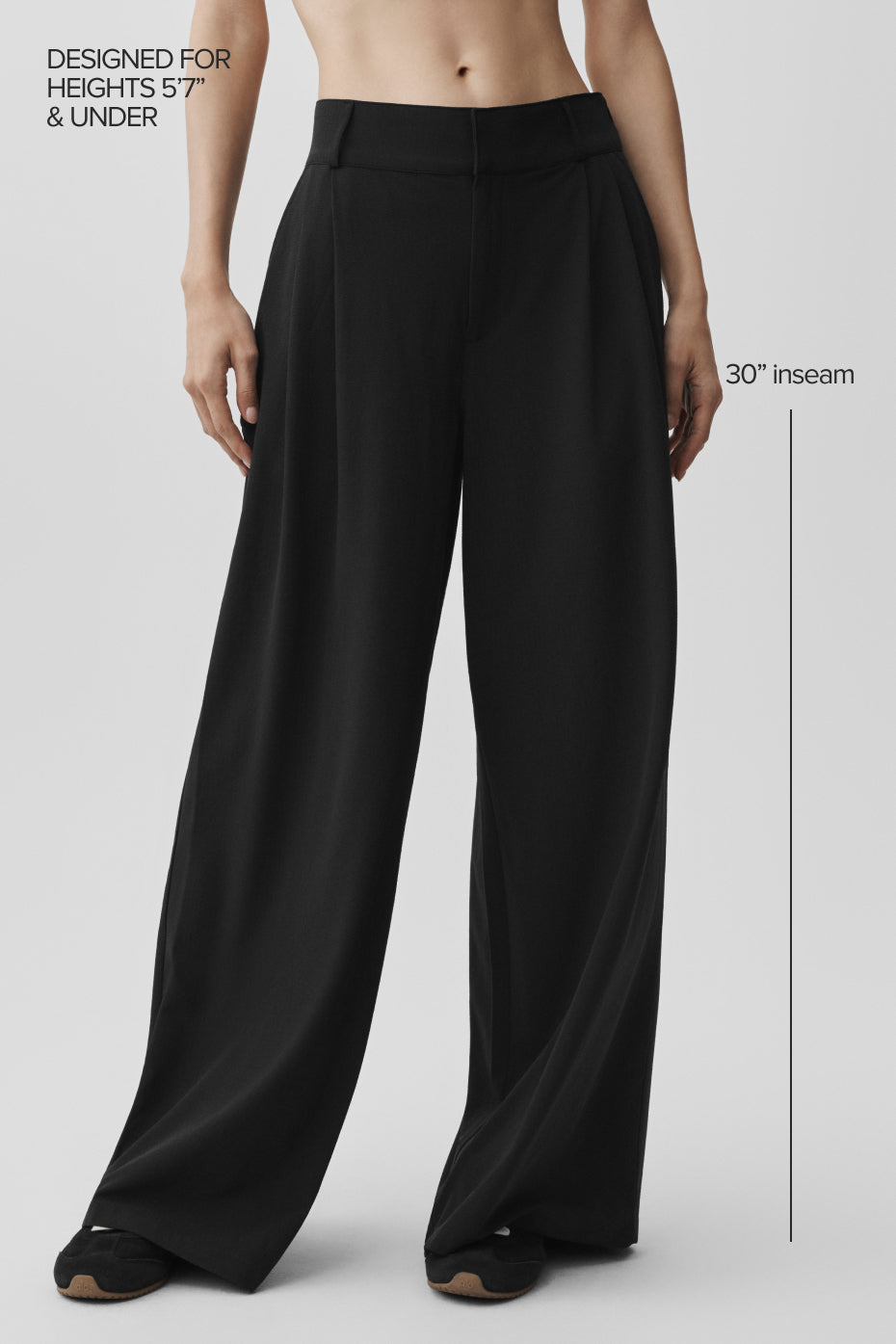 Alo Yoga High-Waist Dreamscape Trouser (Regular) - Black