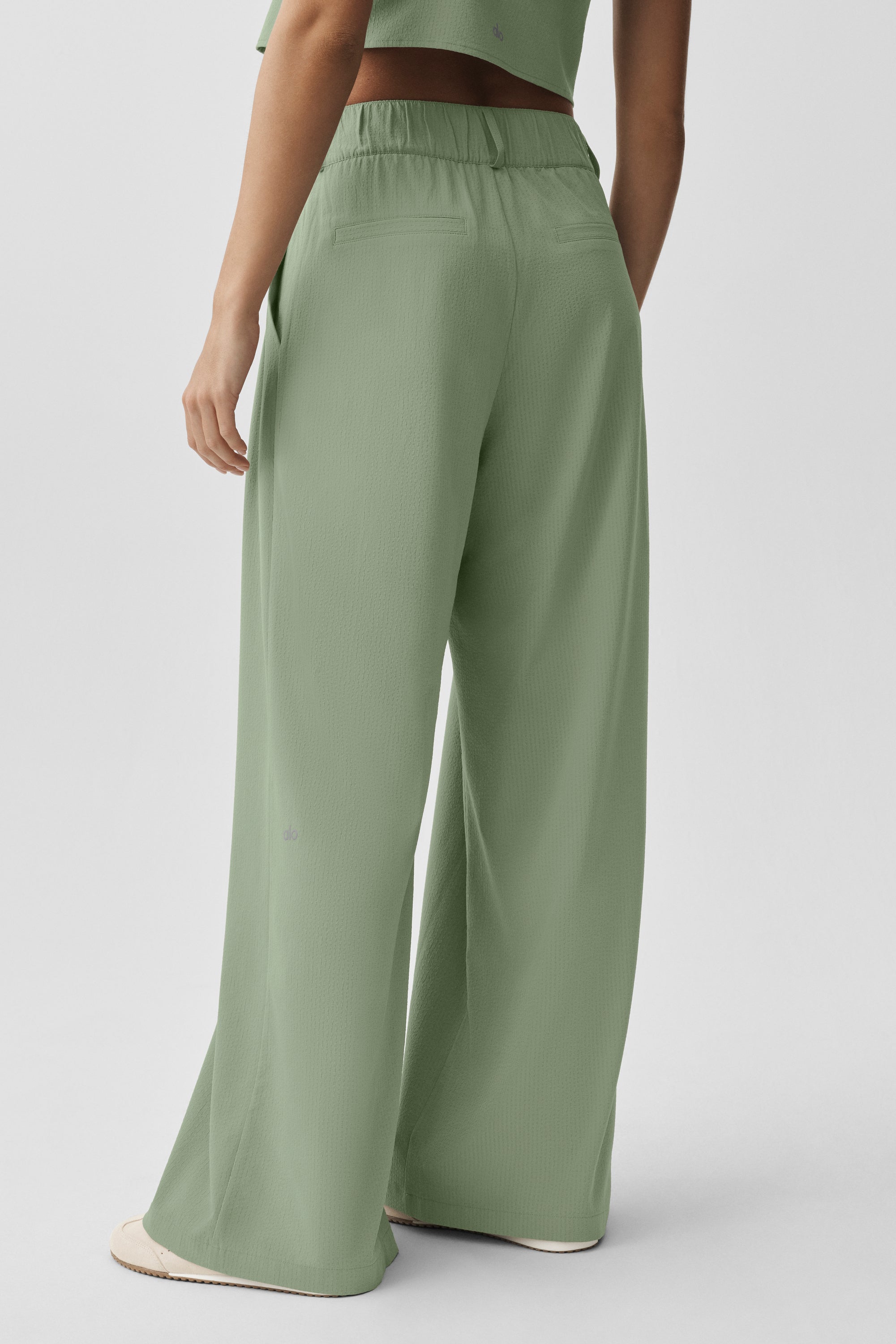 Alo Yoga High-Waist Dreamscape Trouser (Regular) - Dune Grass
