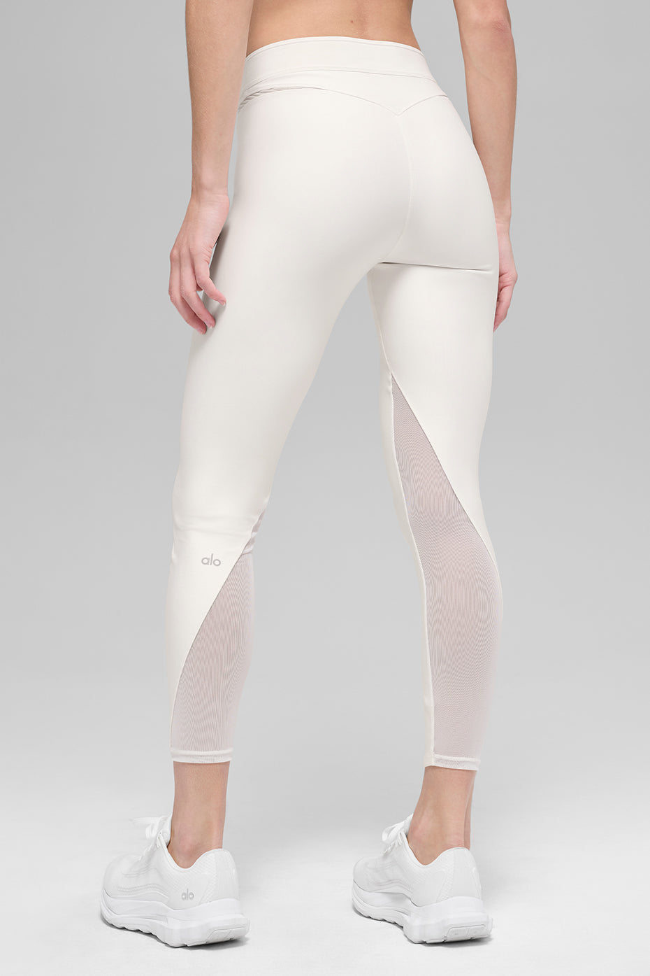 Alo Yoga Airlift High-Waist 7/8 Rebel Legging - Ivory