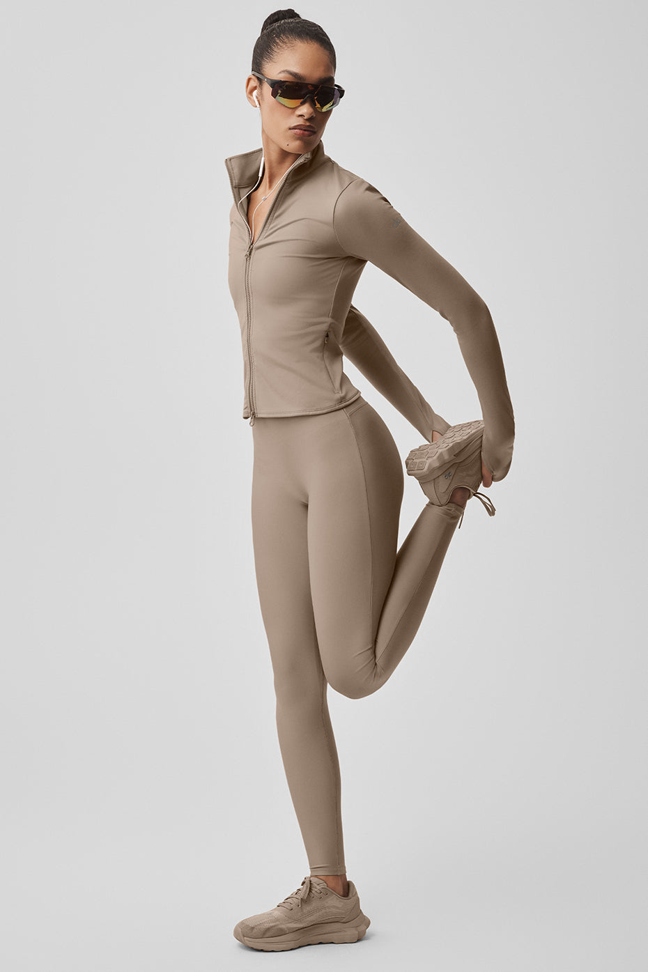Alo Yoga Airlift High-Waist Sleek Legging - Gravel