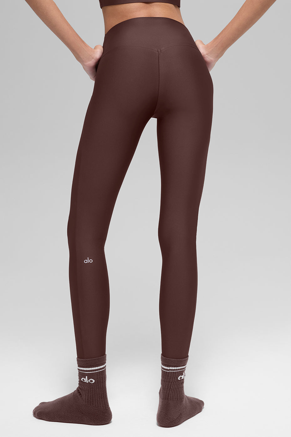 Alo Yoga Airlift High-Waist Sleek Legging - Brownstone