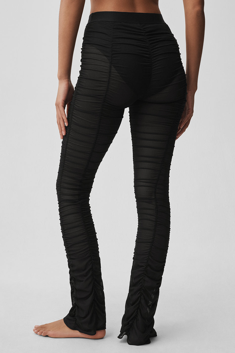 Alo Yoga Airlift Mesh High-Waist Cherish Legging - Black