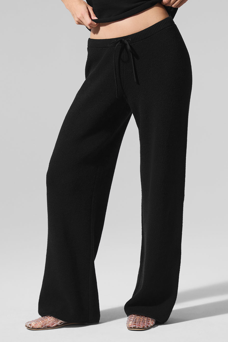 Alo Yoga Supernatural Sweater Pant - Black