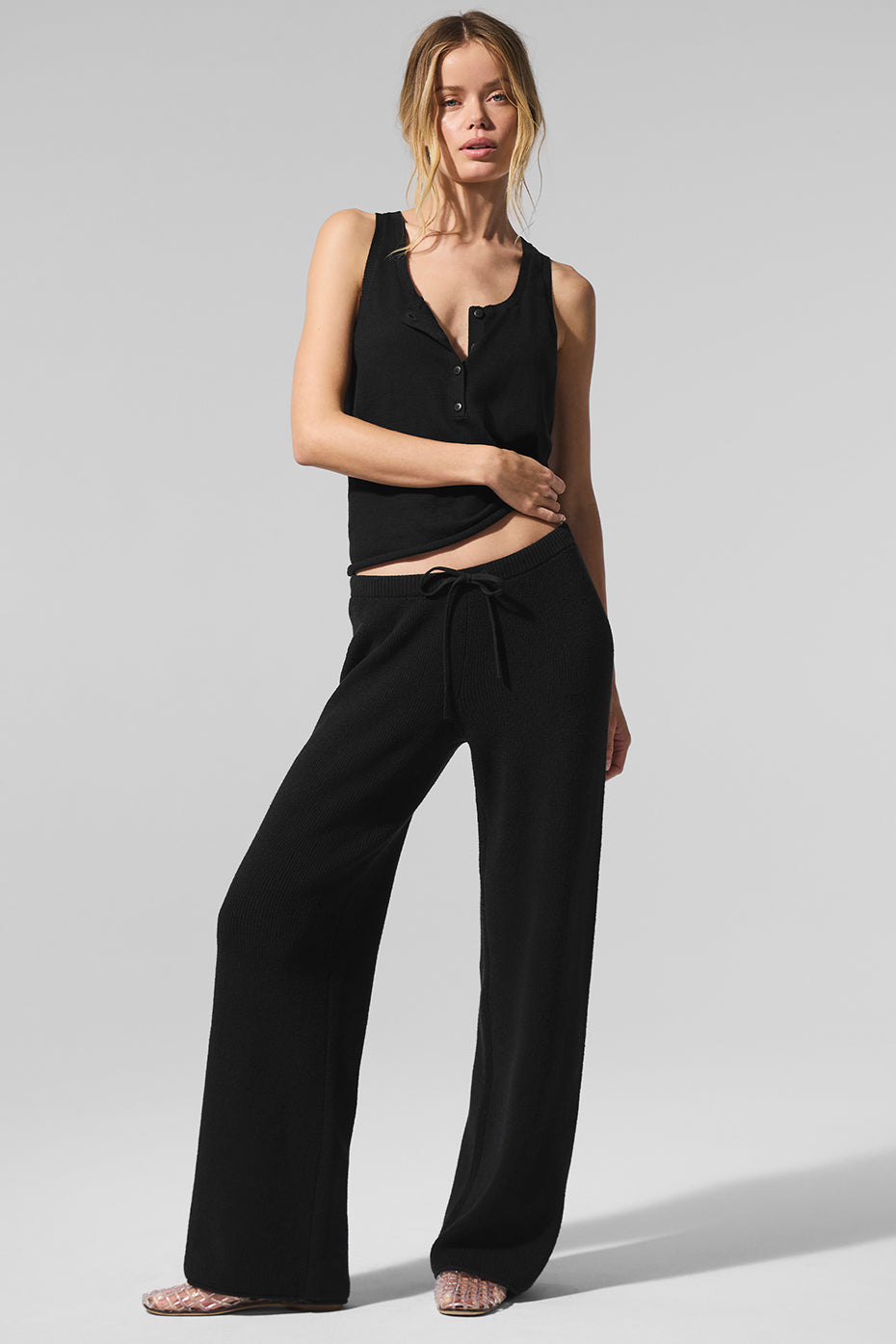 Alo Yoga Supernatural Sweater Pant - Black