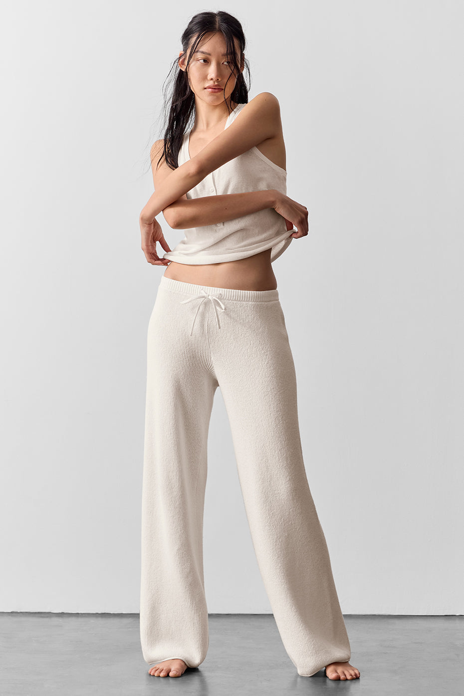 Alo Yoga Supernatural Sweater Pant - Ivory