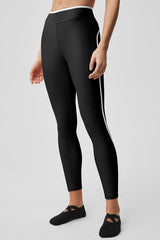 Alo Yoga Airlift High Waist Charger 7/8 Legging - Black/White