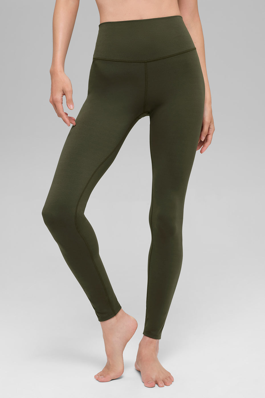 Alo Yoga ALO Softsculpt High-Waist Legging - Green Olive