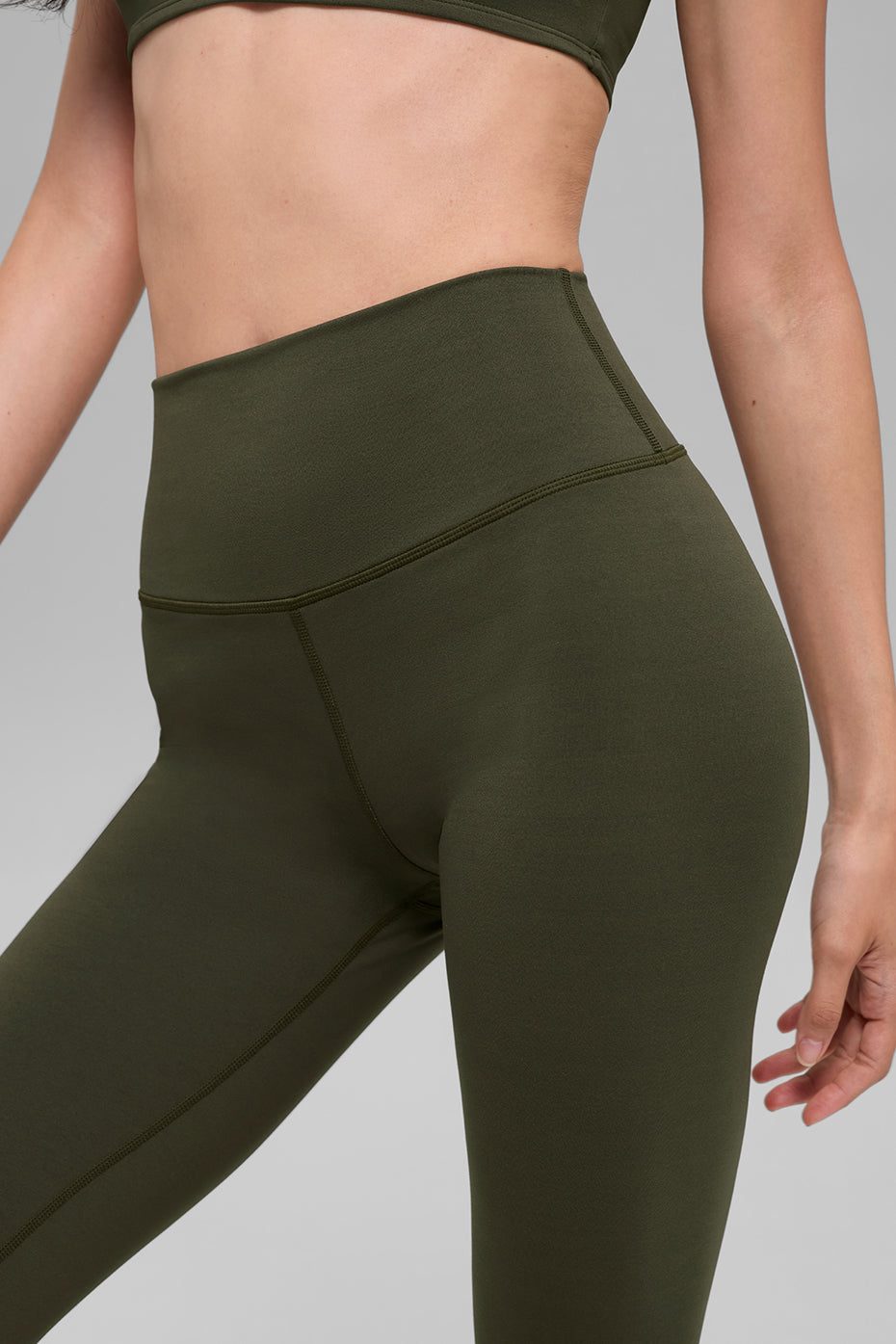 Alo Yoga ALO Softsculpt High-Waist Legging - Green Olive
