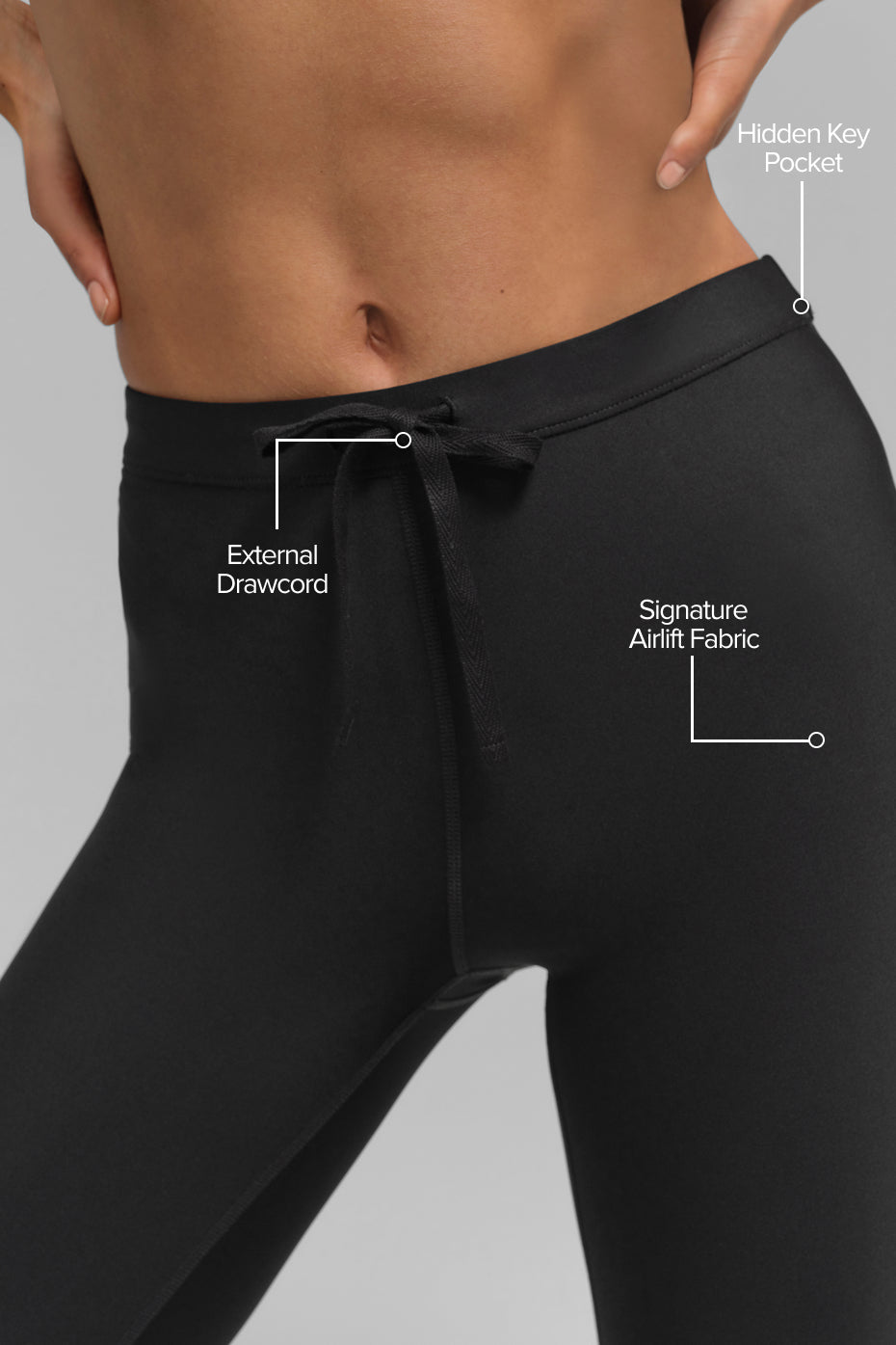 Alo Yoga Airlift High-Waist Light Speed Legging - Black