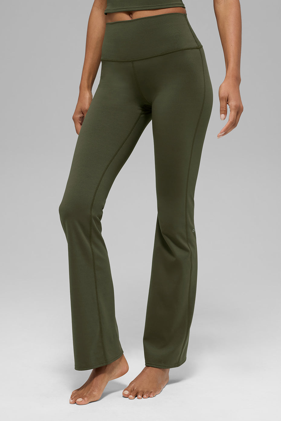 Alo Yoga ALO Softsculpt High-Waist Bootcut Legging (Regular) - Green Olive