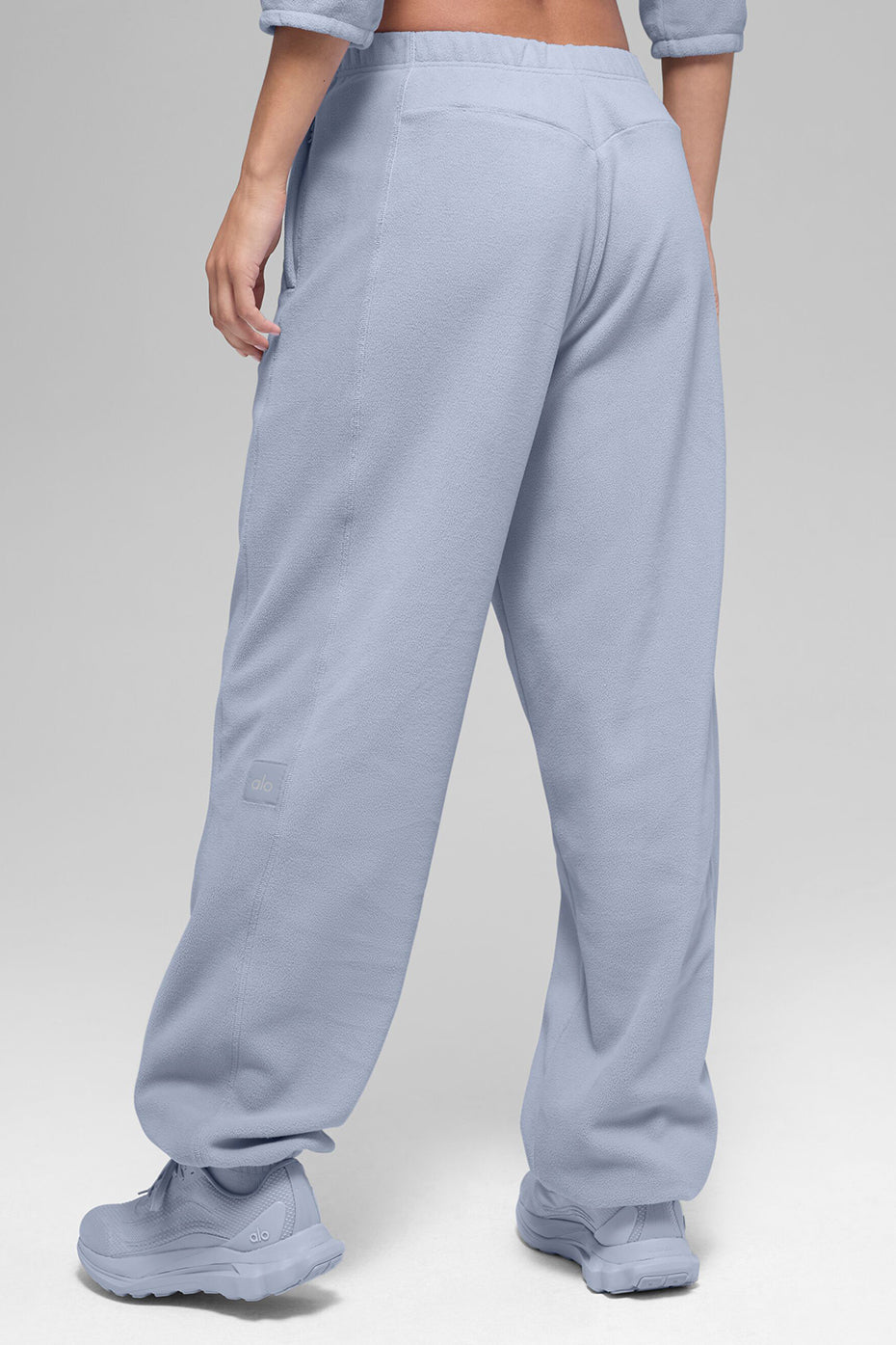 Alo Yoga Polar Fleece High-Waist Retreat Jogger - Winter Frost
