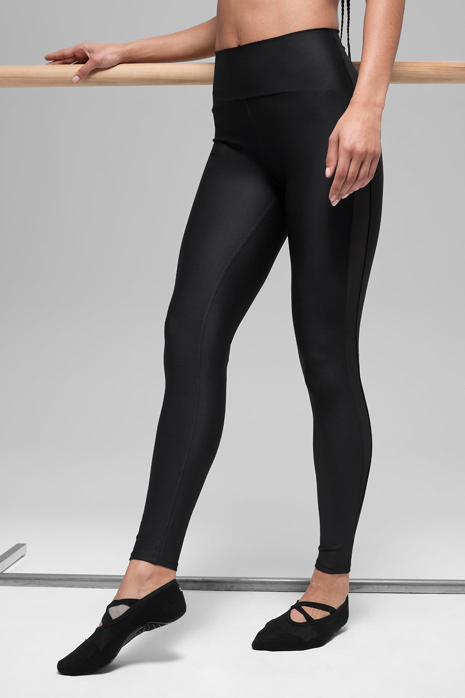 Alo Yoga Airlift High-Waist Mesh Infatuation Legging - Black