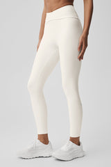 Alo Yoga Airlift High-Waist 7/8 Horizon Legging - Ivory