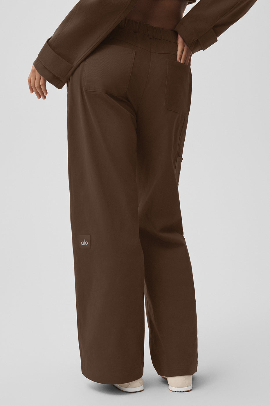 Alo Yoga High Road Straight Leg Pant - Espresso