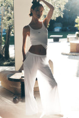 Alo Yoga Breezy Wide Leg Pant (Regular) - White