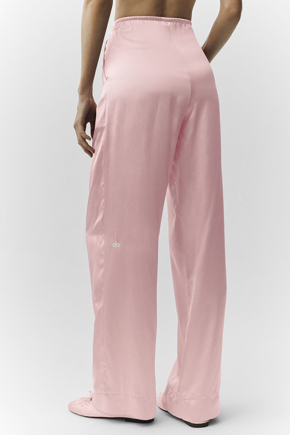 Alo Yoga Silk Luminous Pant (Regular) - Pink Champagne