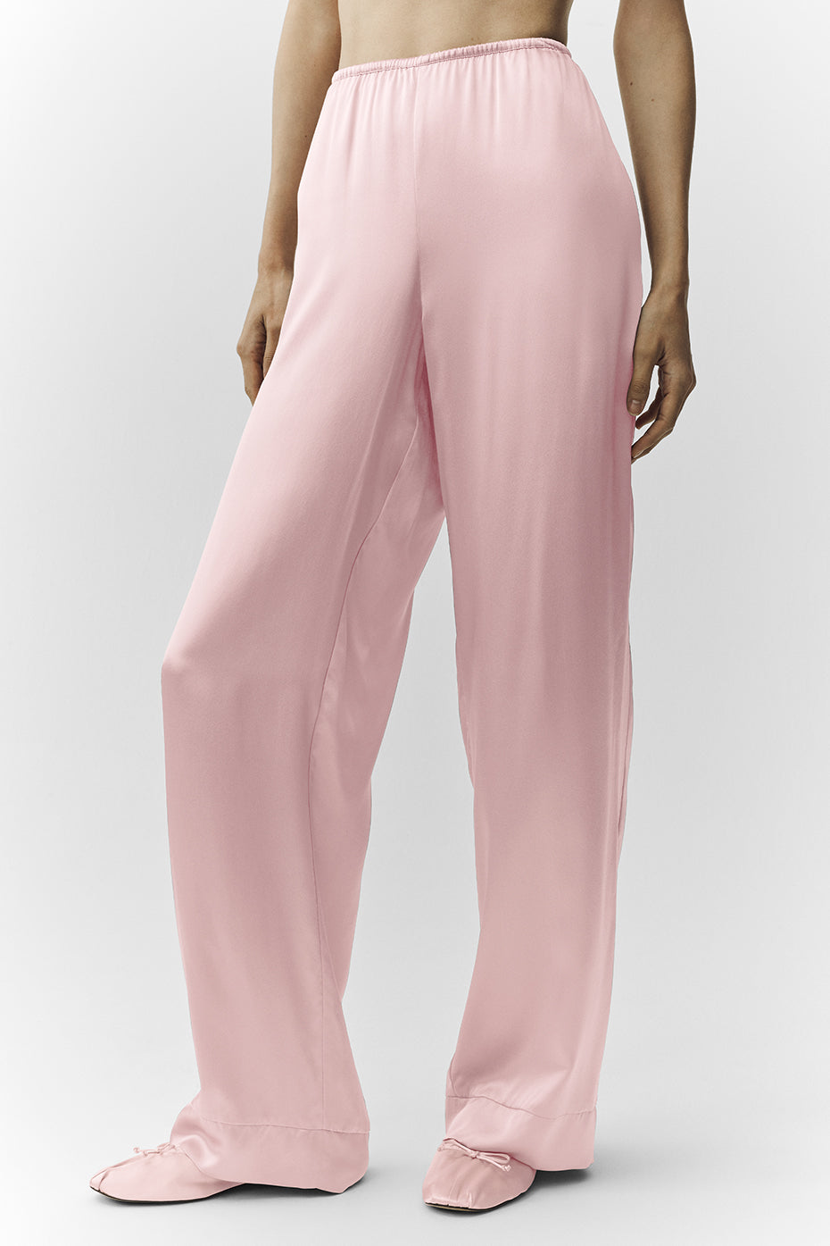 Alo Yoga Silk Luminous Pant (Regular) - Pink Champagne
