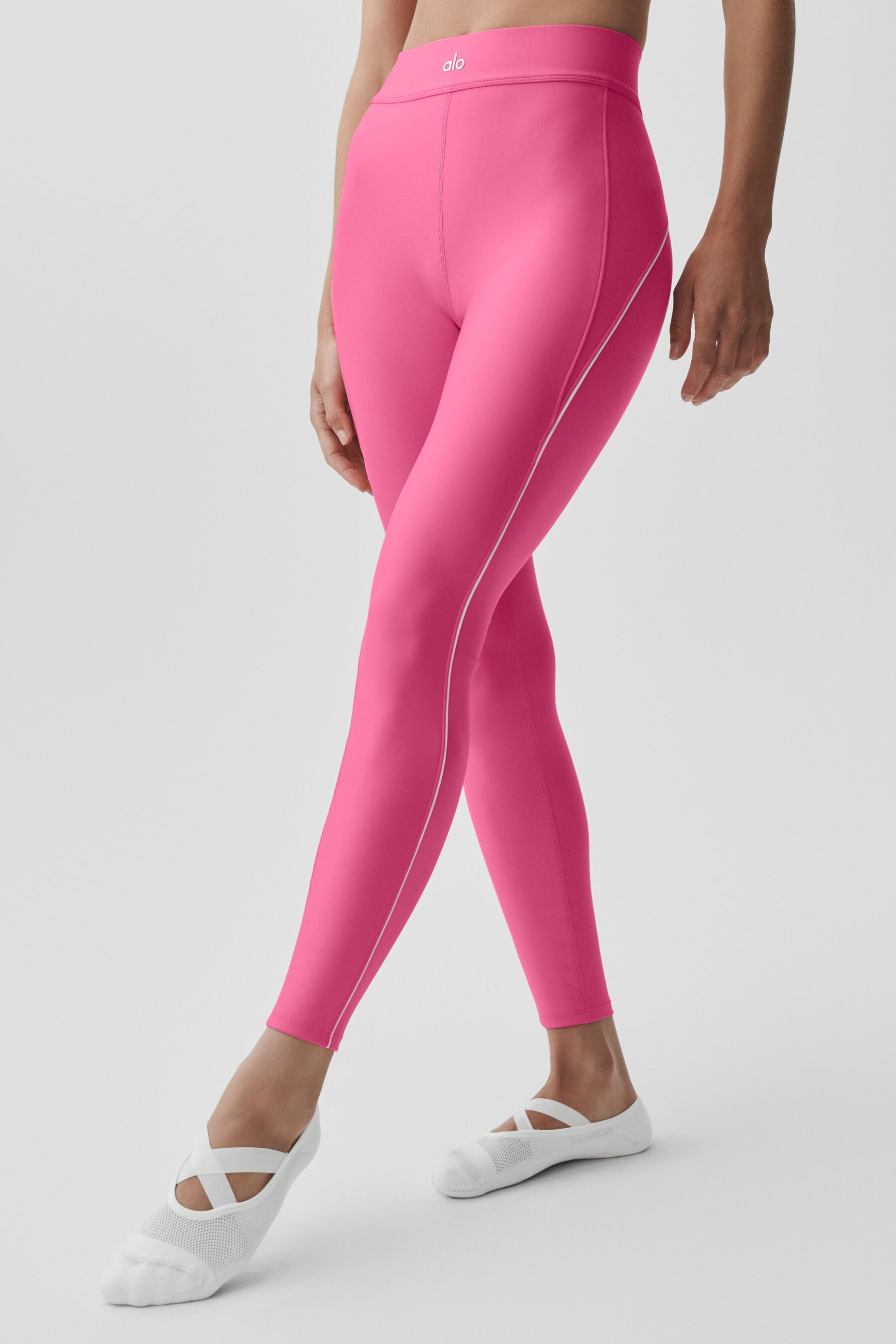 Alo Yoga Airlift High-Waist 7/8 Speedwork Legging - Paradise Pink