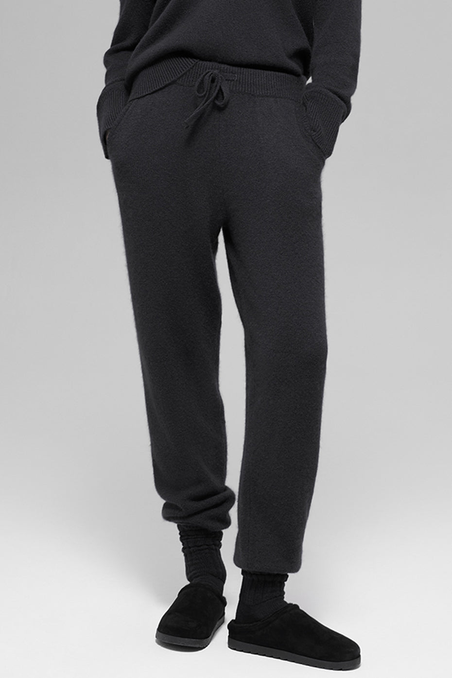 Alo Yoga Wool Cashmere High-Waist New Class Jogger - Black
