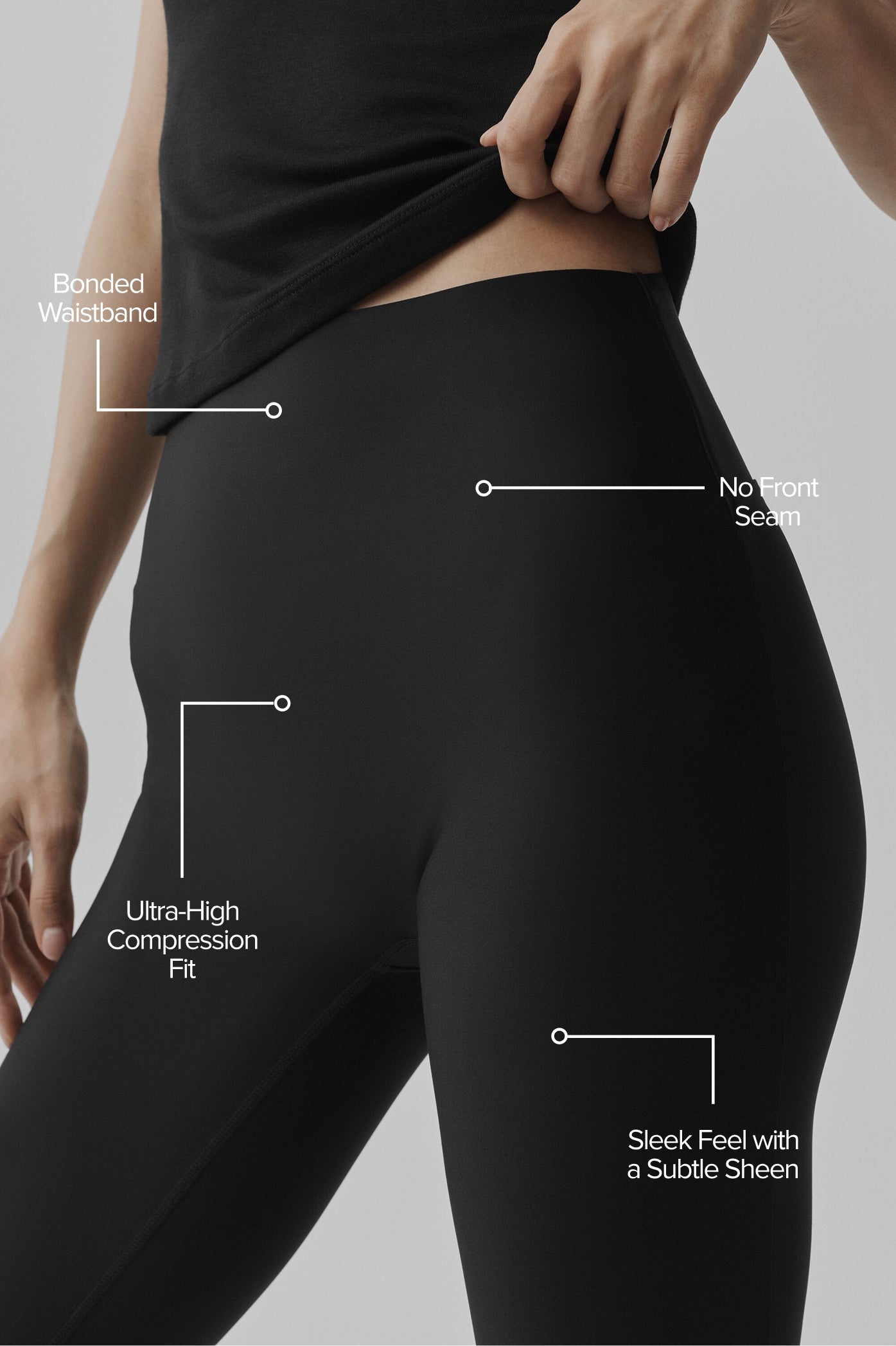 Alo Yoga Airlift High-Waist Sleek Capri - Black