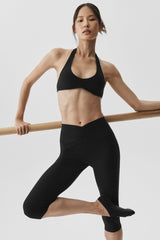 Alo Yoga Alosoft High-Waist Intuition Capri - Black