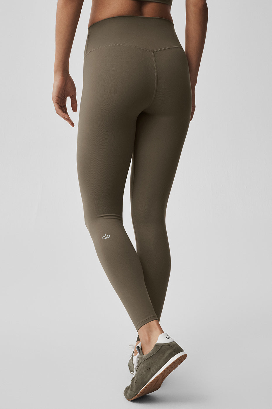 Alo Yoga ALO Softsculpt High-Waist 7/8 Legging - Olive Tree