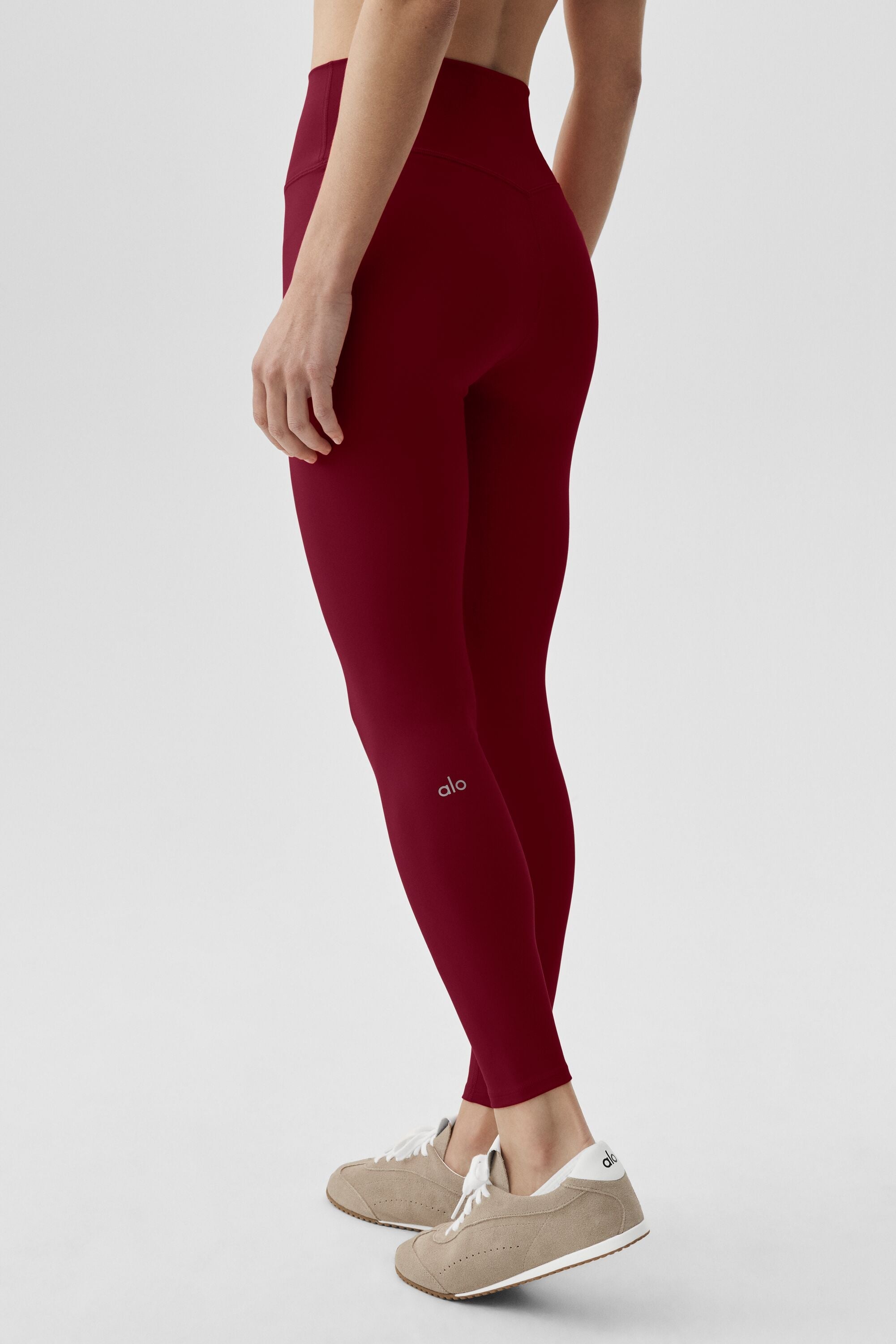 Alo Yoga ALO Softsculpt High-Waist 7/8 Legging - Summer Romance Red