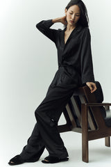 Alo Yoga Silk Luminous Pant (Long) - Black