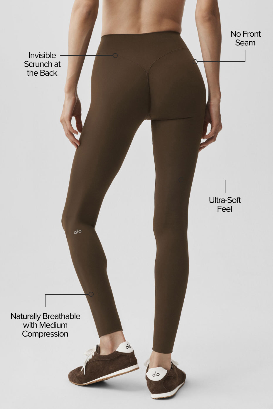 Alo Yoga ALO Softsculpt 7/8 Define Legging - Espresso